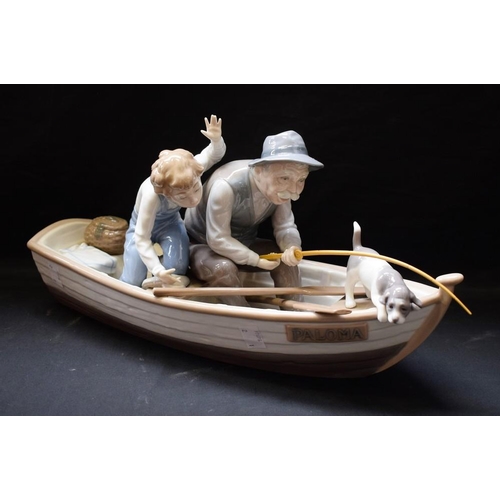 144 - A Lladro figure group, Paloma, 5215