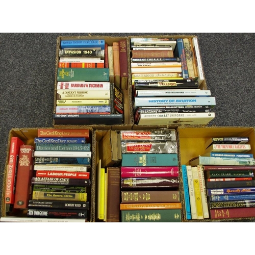 118 - Books -  Politics and Militaria related including Tony Benn; Ken Livingstone; Alan Clark; Enoch Powe... 