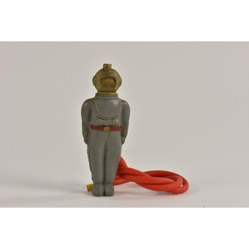 10 - A mid 20th century celluloid and plastic Diver, with 'copper' diving helmet