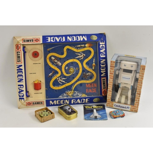 13 - An Airfix Moon Race Game,  1969, in original packaging; Brian the Confused.com Robot,  in original p... 