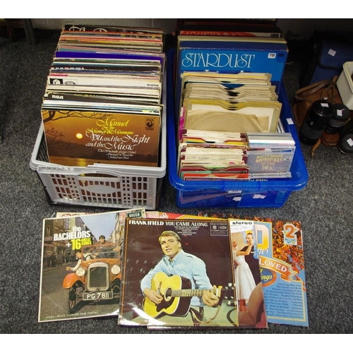 231 - Records - LPs, 38rpm and 45rpm including Carpenters, Matt Monro, The Bachelors, Frank Sinatra, Shirl... 