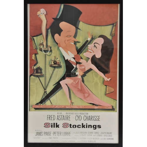 190 - Movie Posters - a promotional poster, Silk Stockings, 1957, Fred Astaire and Cyd Charisse, original ... 