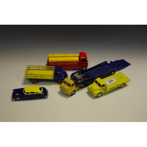 320 - Toys - Dinky Hudson Sedan; Dinky Leyland Comet, Portland Cement; Dinky Leyland Comet Farm Truck; Din... 