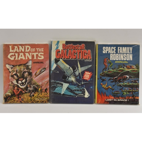 295 - Space Family Robinson annual; Land of the Giants annual; Battlestar Galactica storybook