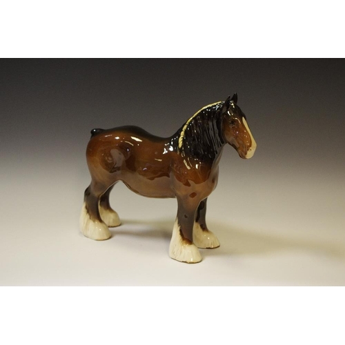 65 - A Beswick shire horse, printed marks to base, model no.818