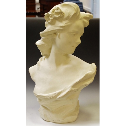 75 - A reconstituted museum type bust of Phoebe