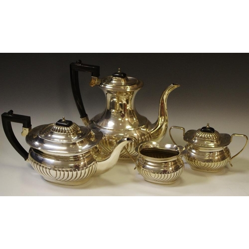 79 - A Cutlers of Sheffield 4 piece E.P.N.S tea set.