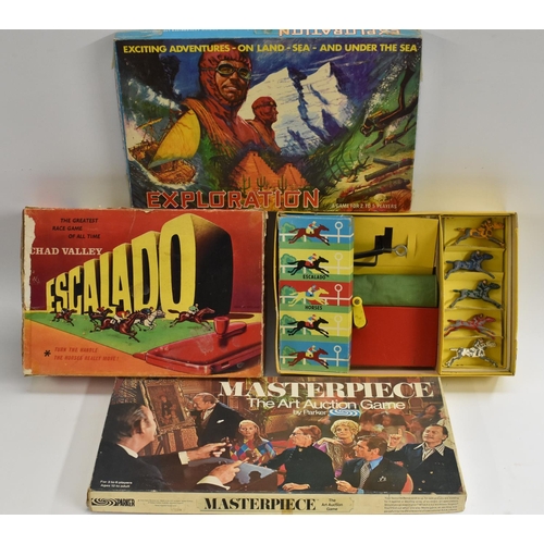 99 - Games - The Exploration Game, made by Spiring Enterprise Parker (great artwork on the box); 1950's E... 