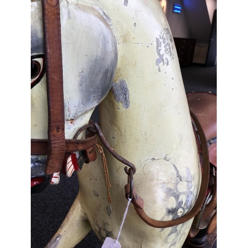 1591 - An Edwardian rocking horse, by F H Eyres, c.1900