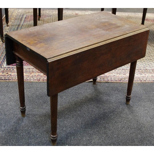 126A - A Victorian mahogany Pembroke table, c.1860