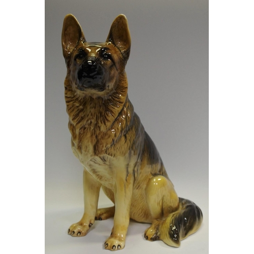 20 - A substantial Beswick model of a German Shepard impressed model No. 2410