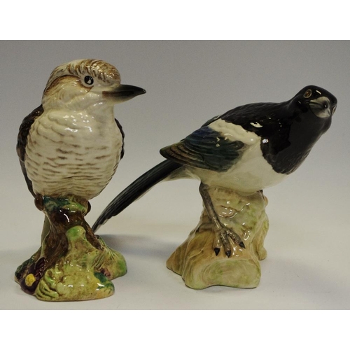 44 - A Beswick Magpie impressed pattern no. 2305; a Beswick Kookaburra impressed pattern no. 1159