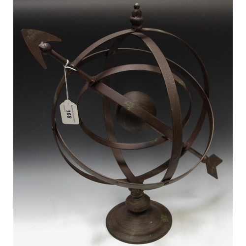 168 - Interior Design - a library armillary sphere.