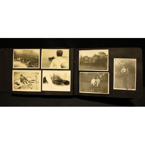 427 - Photography - albums of photographs, mostly c.1920s and 30s, showing early motor cars, New Brighton ... 