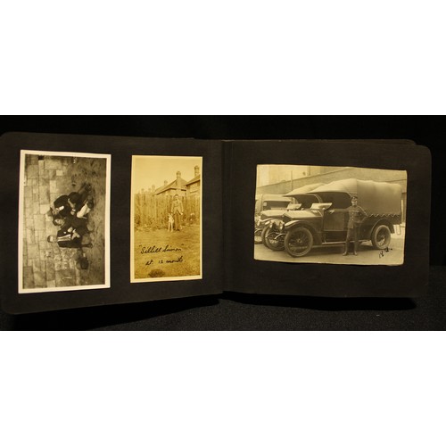 427 - Photography - albums of photographs, mostly c.1920s and 30s, showing early motor cars, New Brighton ... 