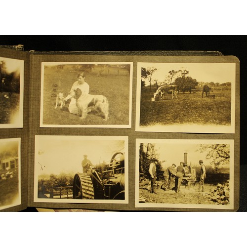 427 - Photography - albums of photographs, mostly c.1920s and 30s, showing early motor cars, New Brighton ... 