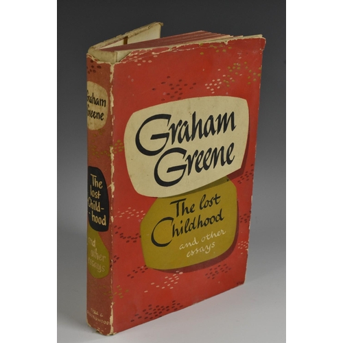 3568 - Greene (Graham), The Lost Childhood and other essays, first edition, Eyre & Spottiswoode, London 195... 