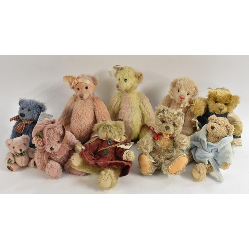 3066 - Stuffed Toy Bears - Russ limited edition Mohair collection bears Cornelia No 6697/10,000 and Zoe 508... 