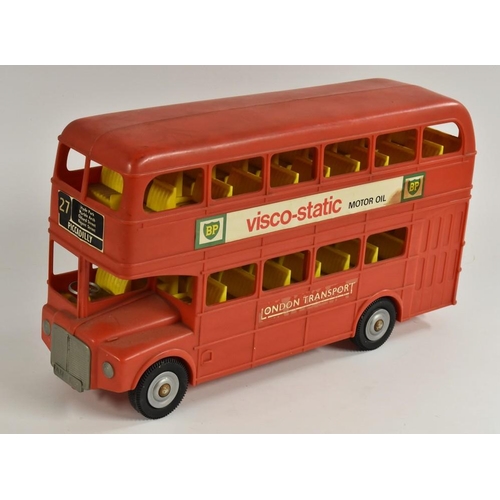 3098 - Rosedale (UK)  - a Rare large scale plastic Routemaster London Bus, BP Visco-Static Motor Oil advert... 