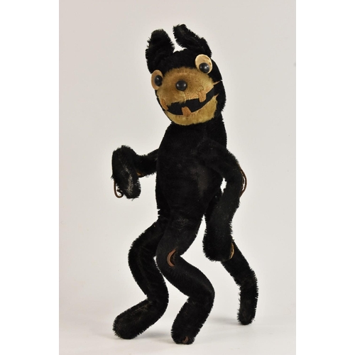 Felix The Cat - an early 20th century stuffed and wired poseable