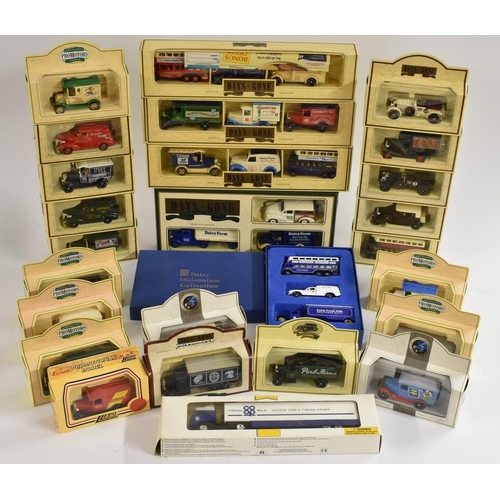 3226 - Die Cast Vehicles - Lledo Days Gone and similar models inc Co-op Dairy Millenium Collection three pc... 