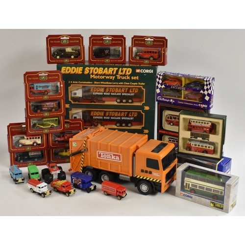 3228 - Die cast vehicles - inc Corgti Toys 60021 Eddie Stobart Ltd boxed set;  97356 AEC Pump Escape Fire E... 