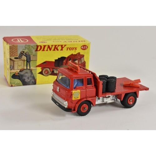 3232 - Dinky Toys -  425 Bedford TK Coal Lorry, red body, red hubs, with six coal sacks and scales, boxed