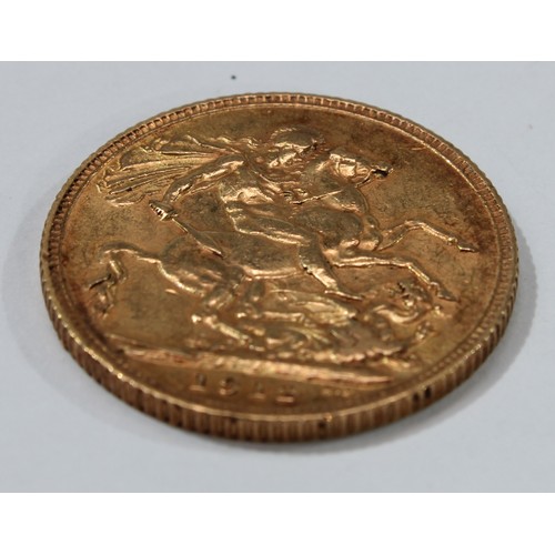 588 - A George V gold full sovereign, 1912