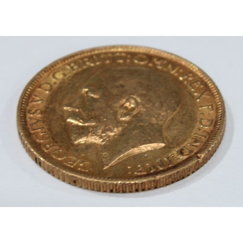 588 - A George V gold full sovereign, 1912