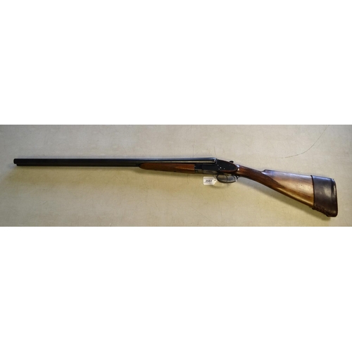 3551 - A Zbrojovka Brno 12 bore side by side double barrel shotgun,  serial No 1-004295-75    A Shotgun lic... 