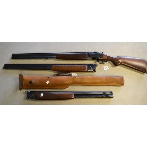 3552 - A Zbrojovka Brno 12 bore over and under double barrel shotgun with three interchangeable barrels, ba... 