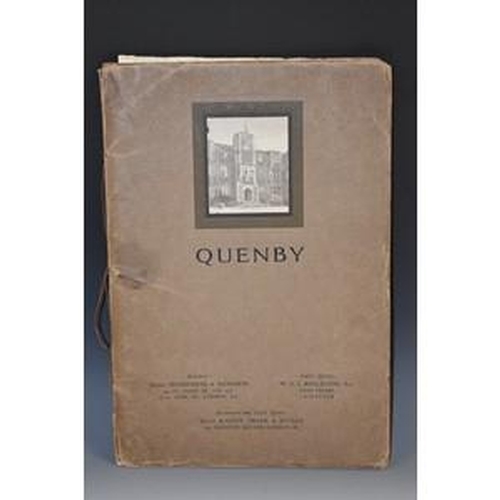 3801 - Messrs. Knight, Frank & Rutley:~ The Quenby Estate, Leicestershire [...], Including Quenby Hall, A p... 