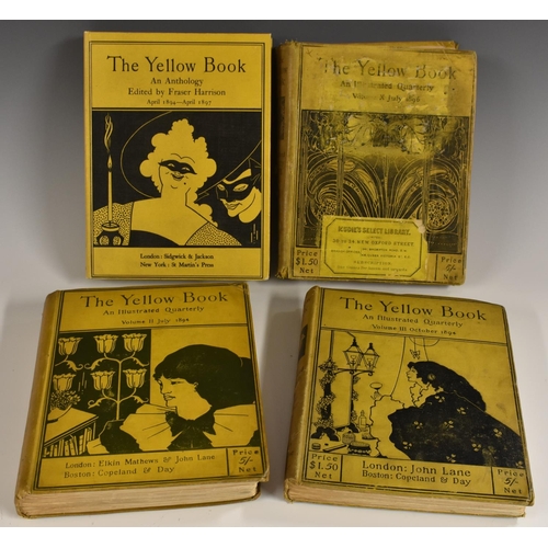 3831 - The Yellow Book: An Illustrated Quarterly, Volume II, July 1894; Volume III, October 1894; Volume VI... 