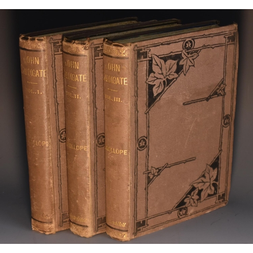 3832 - Trollope (Anthony), John Caldigate, first edition, three-volume set, Chapman & Hall, London 1879, vo... 