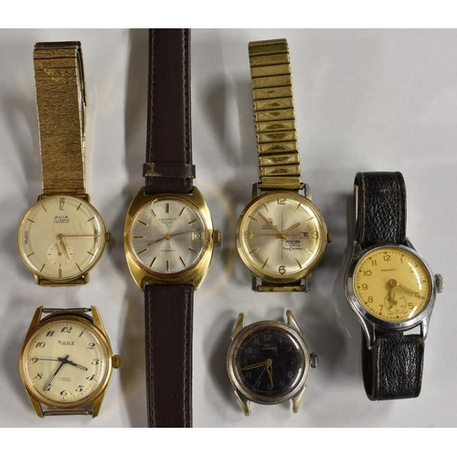 Watches a vintage 1970s Longines automatic wristwatch brushed