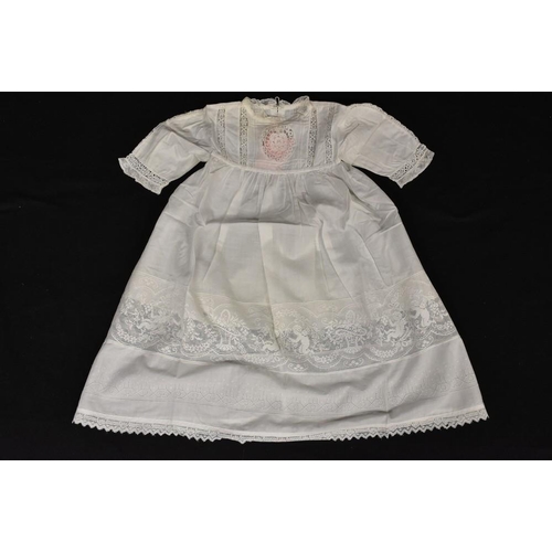 3435 - Items of Victorian and later baby's clothing to include a broiderie anglaise cotton dress; another s... 