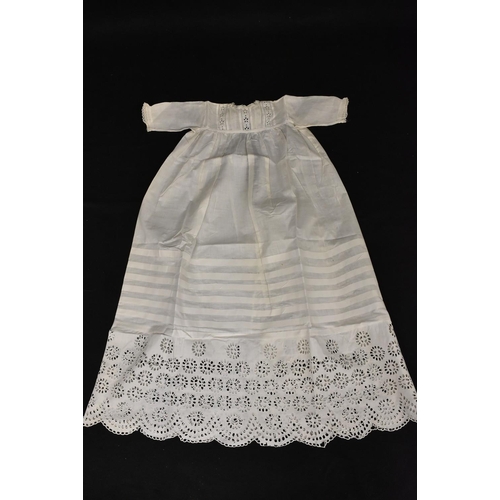 3436 - Items of Victorian and later baby's clothing to include a fine cotton lawn dress, floral sprig embro... 