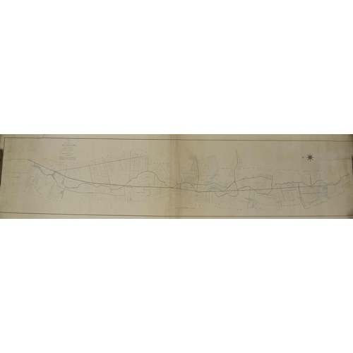 5855 - John Cary (c. 1754 - 1835) after E. Johnson and J. Dickinson, A Plan of the Level of Ancholme, in th... 