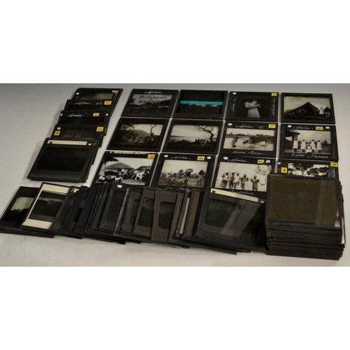 5876 - Photography - Ethnography - Africa - a collection of magic lantern slides, depicting life in Colonia... 