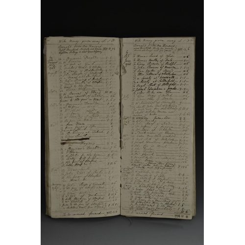 5898 - An 18th century accounts book, compiled by Lady Margaret Ingham (née Hastings), including notes and ... 