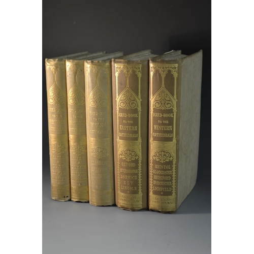 5939 - Architecture - Handbook To The Cathedrals of England, [edited by Richard John King], four-volume set... 