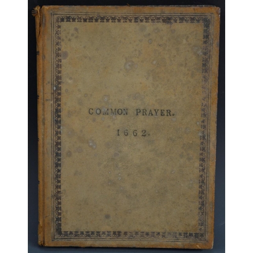 5946 - The Book of Common Prayer, [revised 1662 edition, London], lacking title-page and few prelims, bound... 