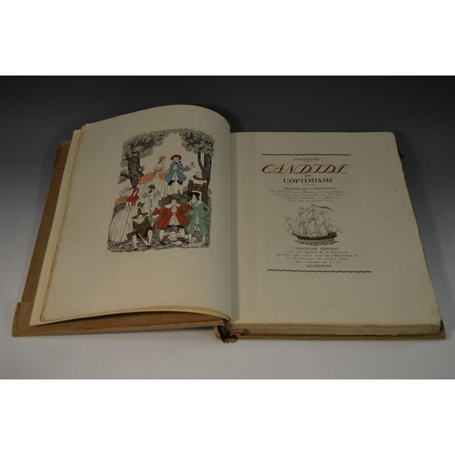 5960 - French Literature - Voltaire, Candide, ou l'Optimisme [...], Nouvelle Édition, [illustrated by Sylva... 