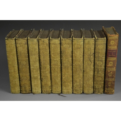 5974 - Literature - The Works of Shakespear (sic) In Nine Volumes With A Glossary, J. and P. Knapton, Londo... 