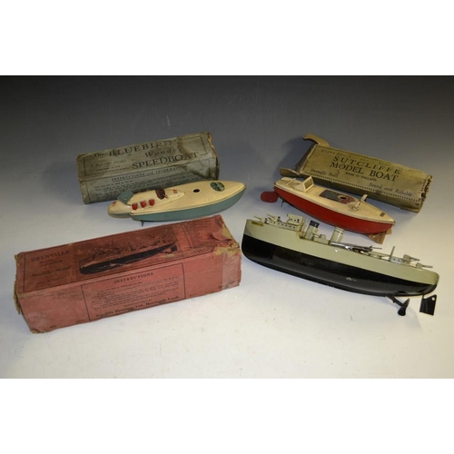 5095 - Sutcliffe Models -  ''Grenville'' Destroyer - scarce tinplate clockwork Boat from the Sutcliffe rang... 