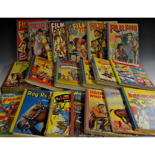 5102 - Children's Books - Film Fun Annuals 1945; others 1948, 1949, 1950, 1951, 1952;  Radio Fun 1949, 1950... 