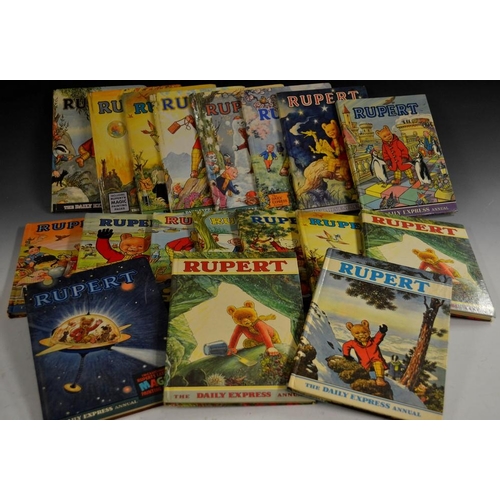 5104 - Children's Books - Rupert Annuals 1958 to 1995, some duplicates