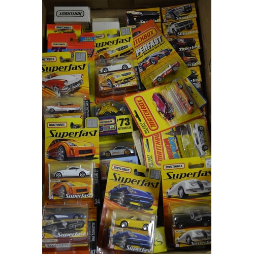 5244 - Matchbox Toys - Superfast, Legends inc 1955 Ford Sunliner, 2006 Dodge Charger RT, Ford Mustang, 428,... 