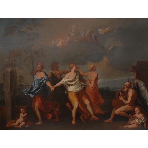 139 - After Nicholas Poussin A Dance to the Music of Time oil on canvas, 79cm x 103cm