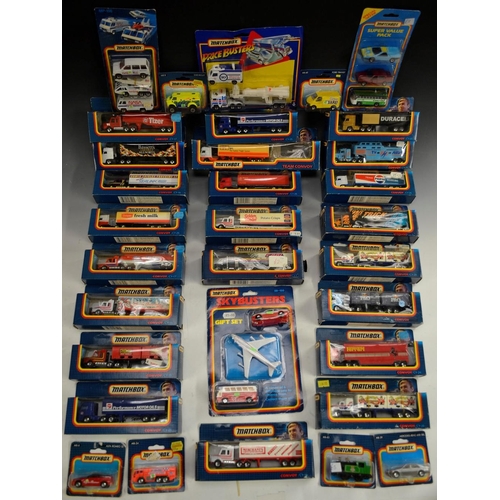 5250 - Matchbox Toys - Convoy Team Pepsi wagon;  others Cadburys Fudge, Unigate fresh Milk, MBTV News, etc ... 